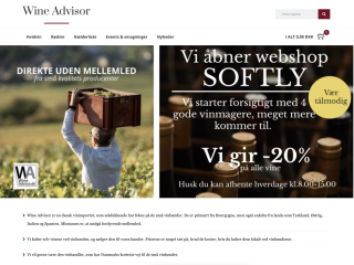 Wine Advisor lancerer ny webshop