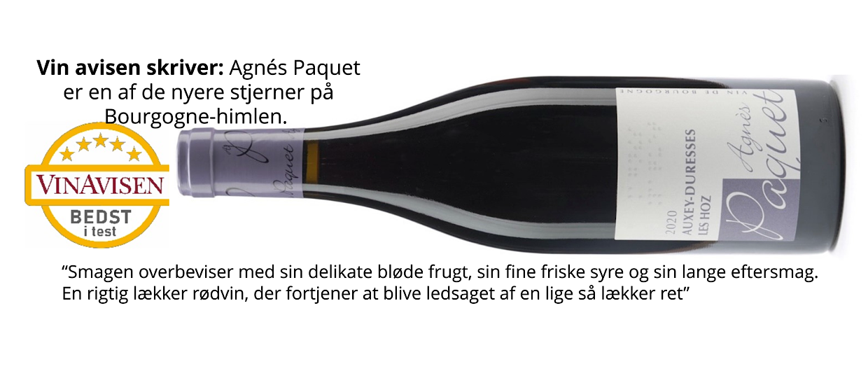 Bedst i test hos vinavisen Agnes Paquet Auxey Duresses Rouge