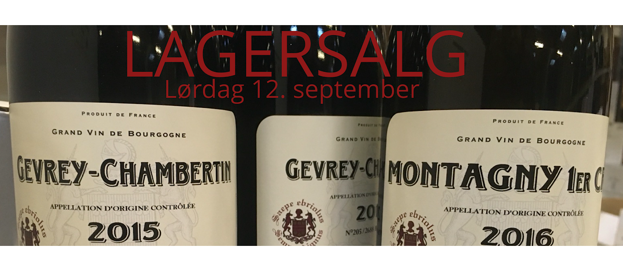 Lagersalg fra kl 11 til 15 den 12. september 2026