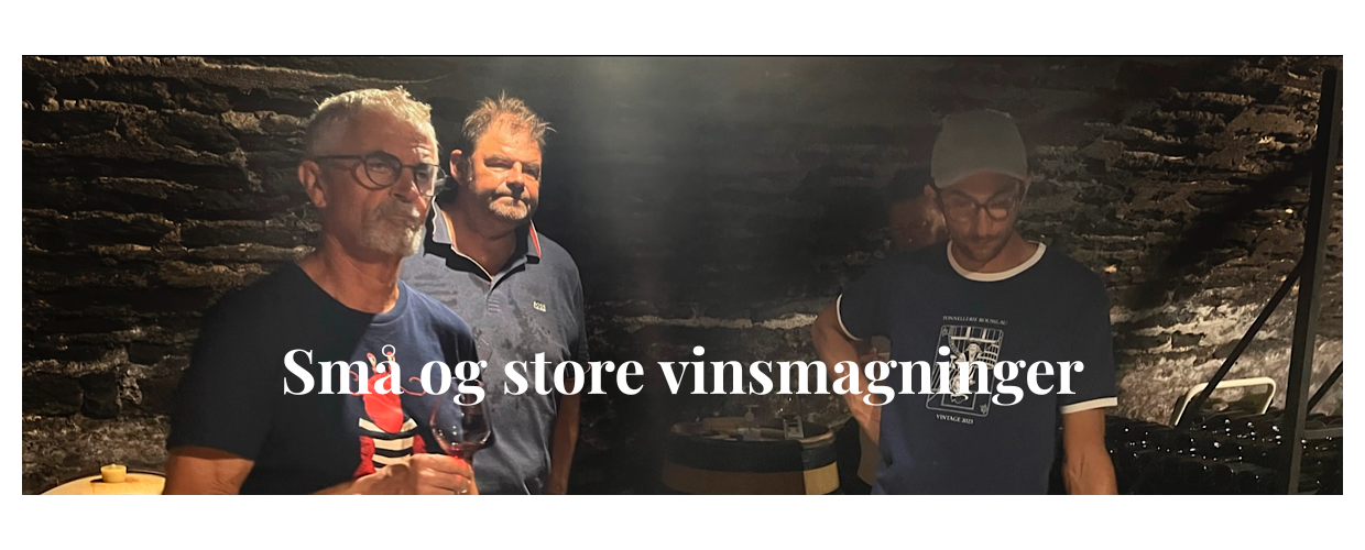 Sm og store vinsmagninger