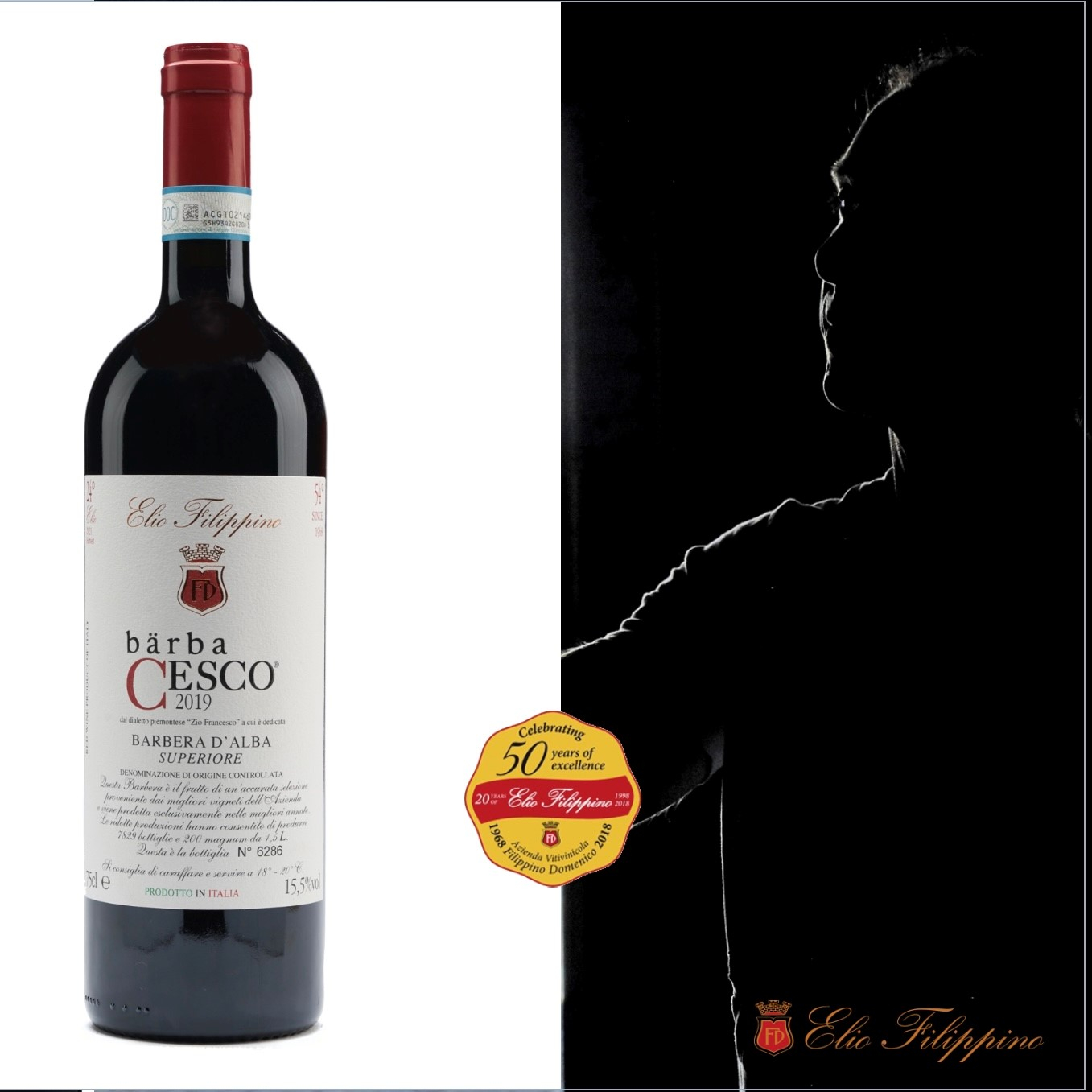 Elio Filippino, Barbera dAlba Superiore Brba Cesco