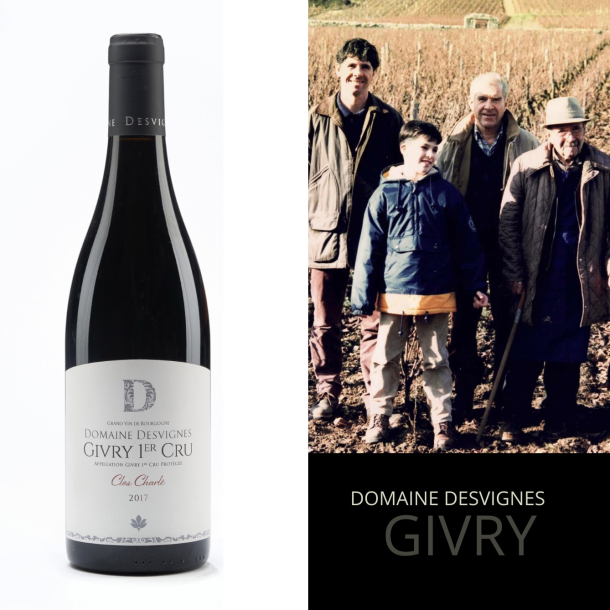 Domaine Desvignes, Givry 1 cru Clos Charle